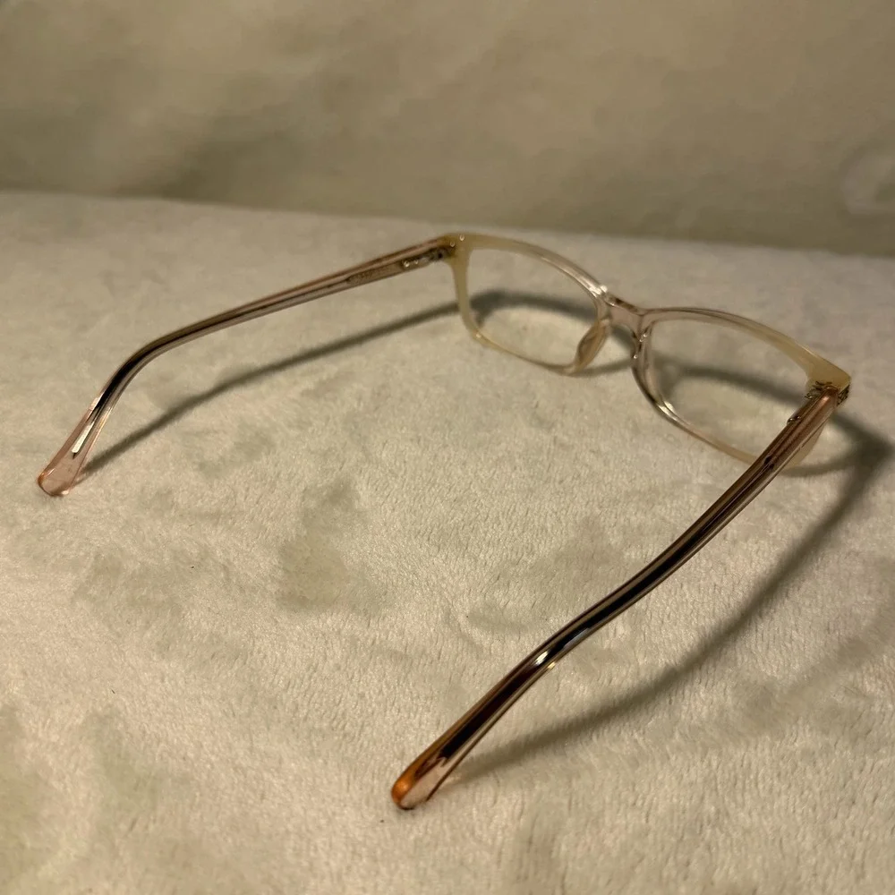 Cole Haan Eyeglass Frames Nude Pink Gradient As Is Glasses Prescription Left In